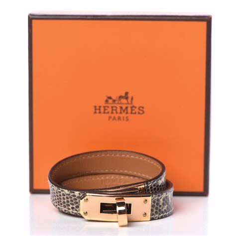 bracelet hermes kelly double tour|Hermes lizard kelly.